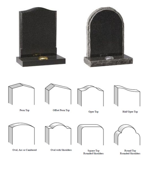 Gravestone Shapes